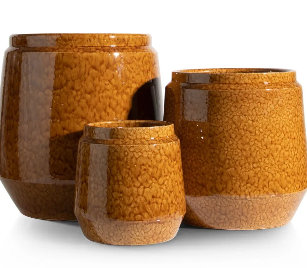 COCOmaison Potten En Bloempotten>Dalila pot H20cm - bruin