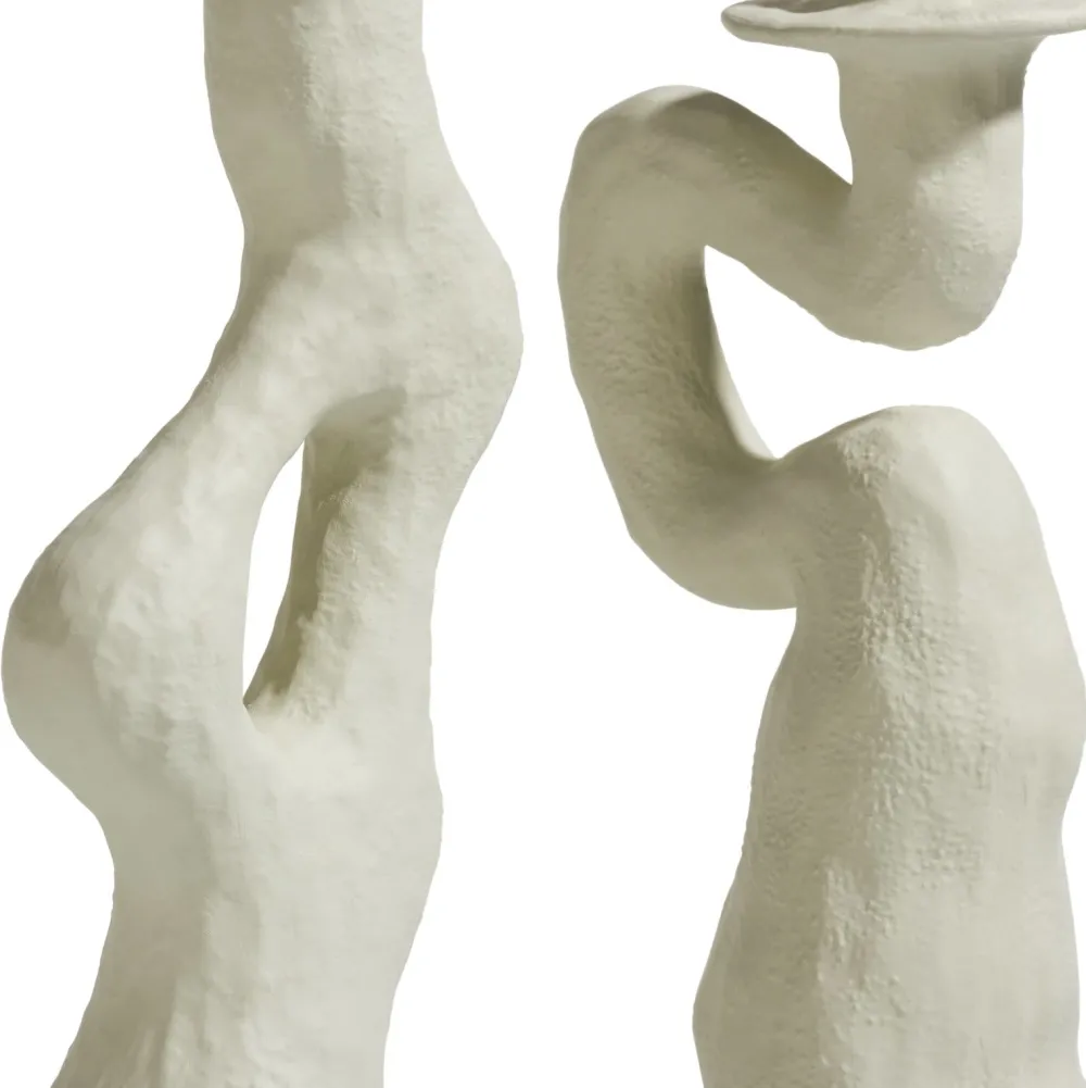 COCOmaison Kandelaars En Kaarsenhouders>Debra kandelaar H30cm - Cremekleurig