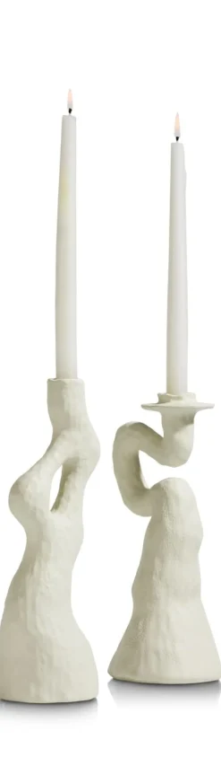 COCOmaison Kandelaars En Kaarsenhouders>Debra kandelaar H30cm - Cremekleurig