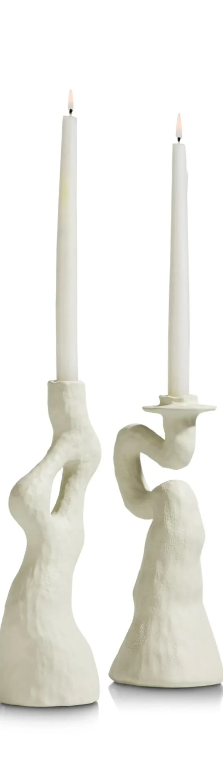 COCOmaison Kandelaars En Kaarsenhouders>Debra kandelaar H30cm - Cremekleurig