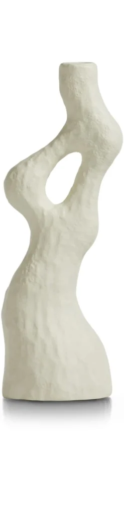 COCOmaison Vazen>Debra vaas H32cm - Cremekleurig