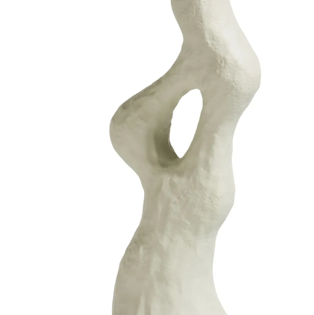 COCOmaison Vazen>Debra vaas H32cm - Cremekleurig