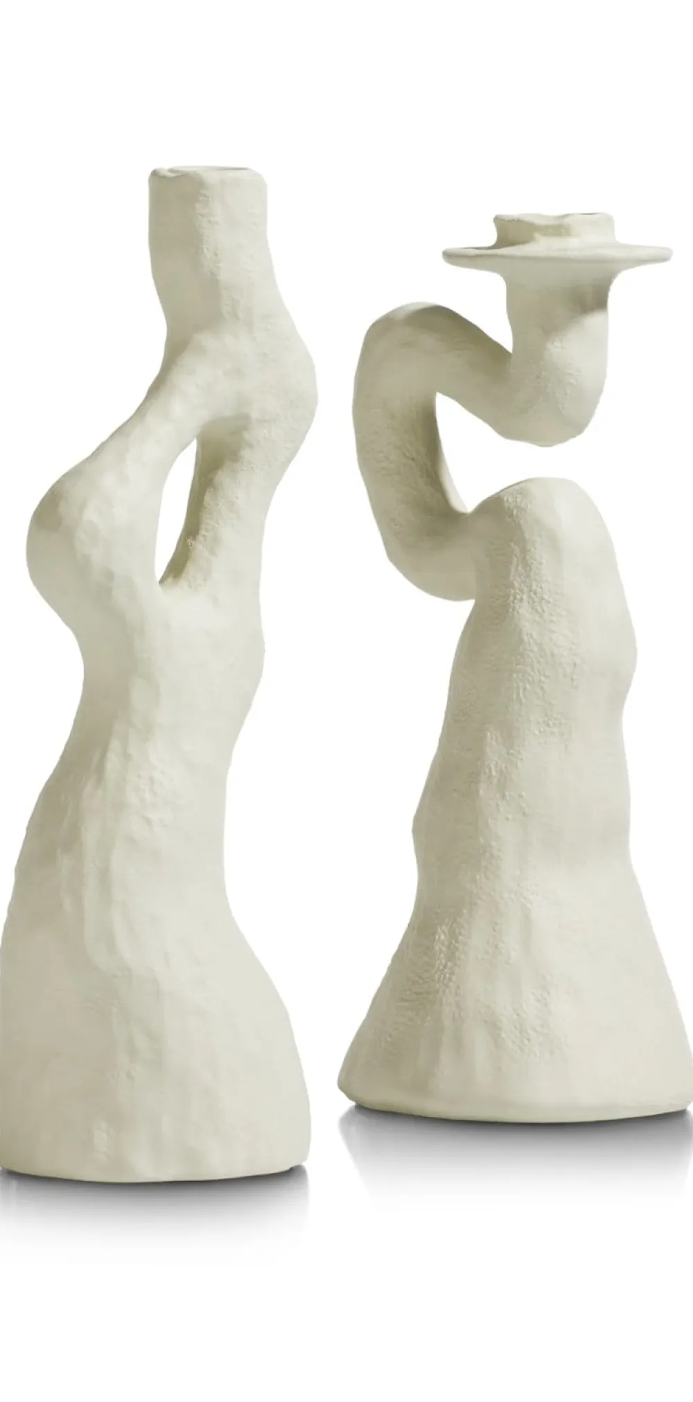 COCOmaison Vazen>Debra vaas H32cm - Cremekleurig