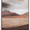 COCOmaison Schilderijen>Desert schilderij 100x140cm - Bruin