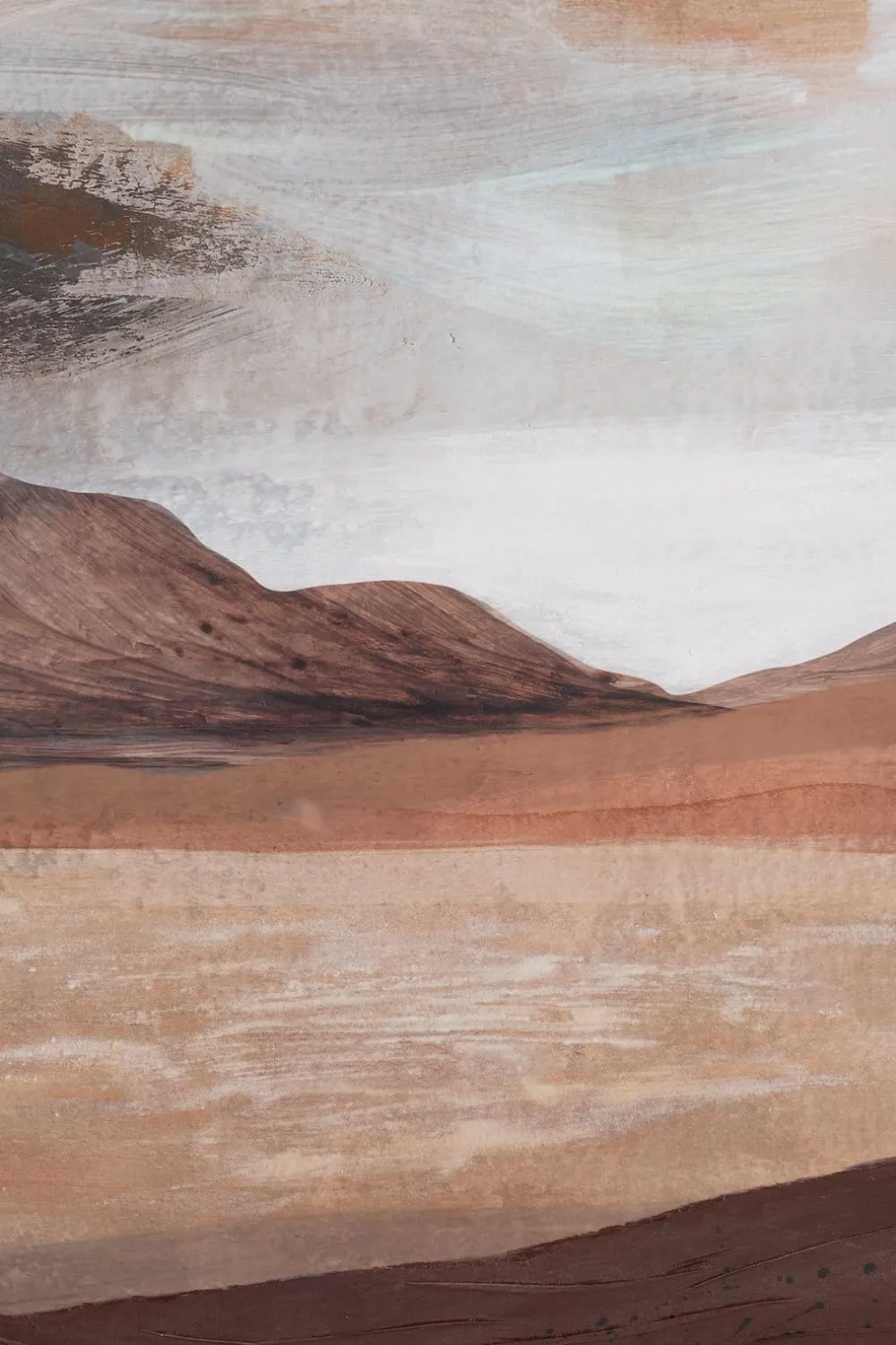 COCOmaison Schilderijen>Desert schilderij 100x140cm - Bruin