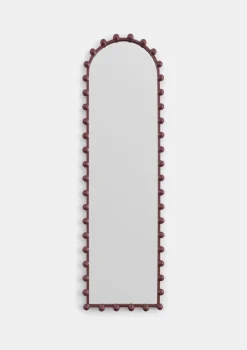 COCOmaison Spiegels En Wandspiegels>Donny spiegel 50x170cm - Rood