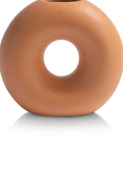 COCOmaison Vazen>Donut vaas H22cm - Oranje