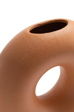 COCOmaison Vazen>Donut vaas H22cm - Oranje