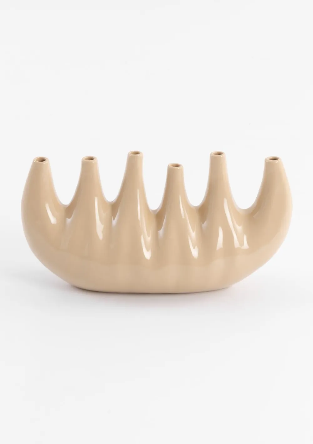 COCOmaison Vazen>Elien vaas H24cm - Beige