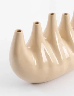 COCOmaison Vazen>Elien vaas H24cm - Beige