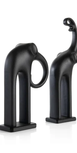 COCOmaison Beelden>Elly beeld H39,5cm - Zwart