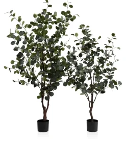 COCOmaison Kunstbloemen En -Planten>Eucalyptus Tree kunstplant H140cm - Groen