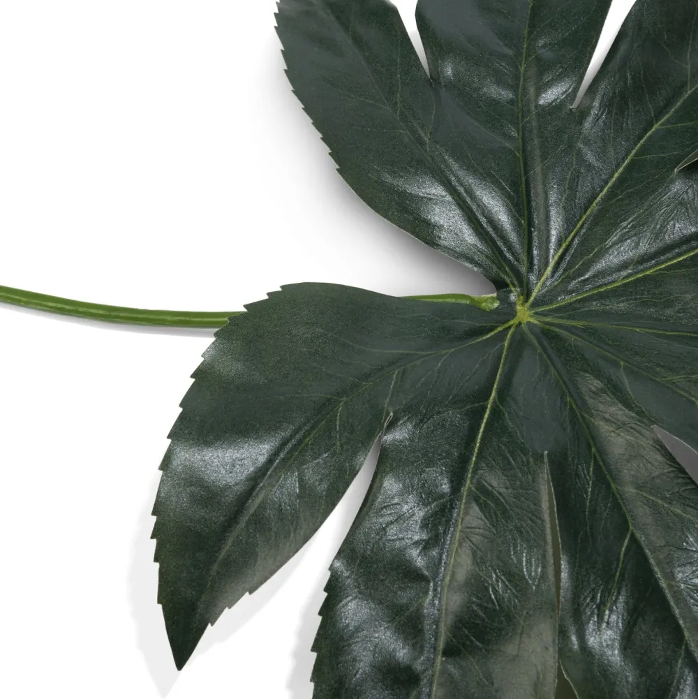 COCOmaison Kunstbloemen En -Planten>Fatsia Leaf kunstbloem H55cm - Groen