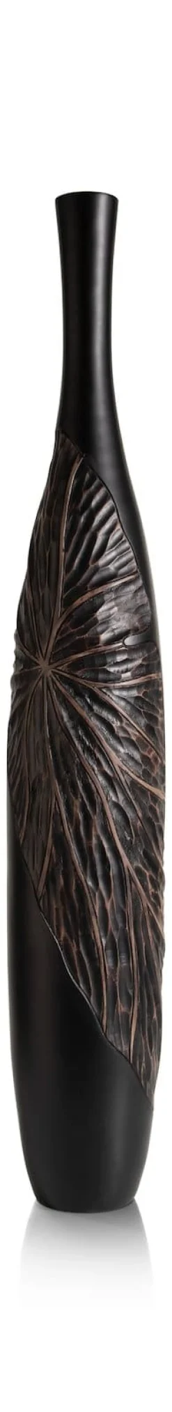 COCOmaison Vazen>Faye vaas H107cm - Zwart