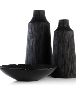 COCOmaison Tafelaccessoires>Finn schaal D39cm - Zwart