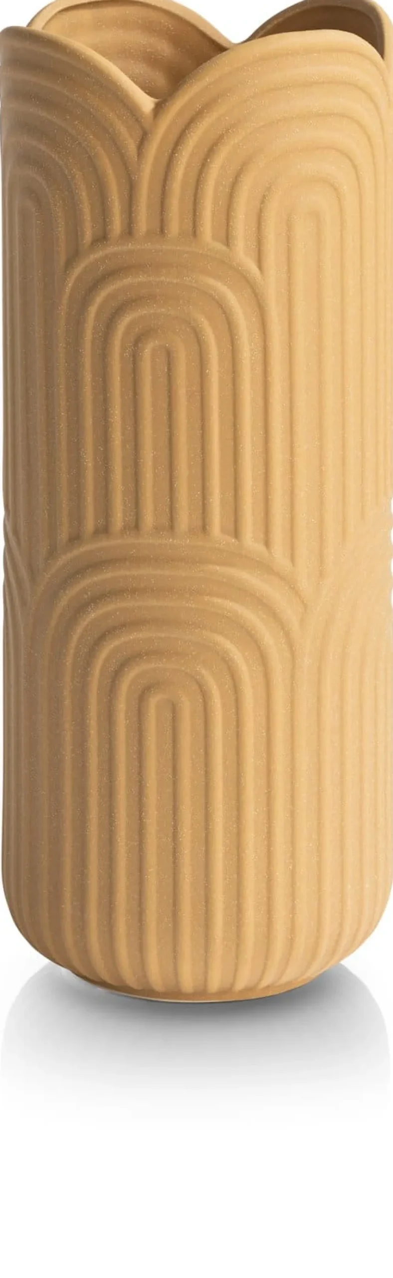 COCOmaison Vazen>Gia vaas H35cm - Oker