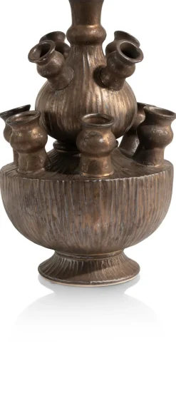 COCOmaison Vazen>Golden Tulip vaas H39cm - Goud