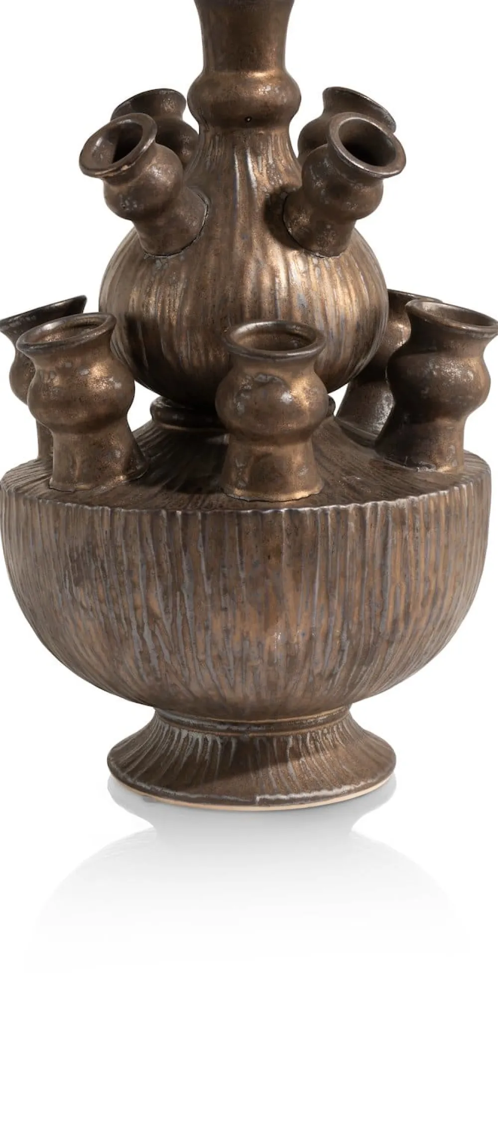 COCOmaison Vazen>Golden Tulip vaas H39cm - Goud