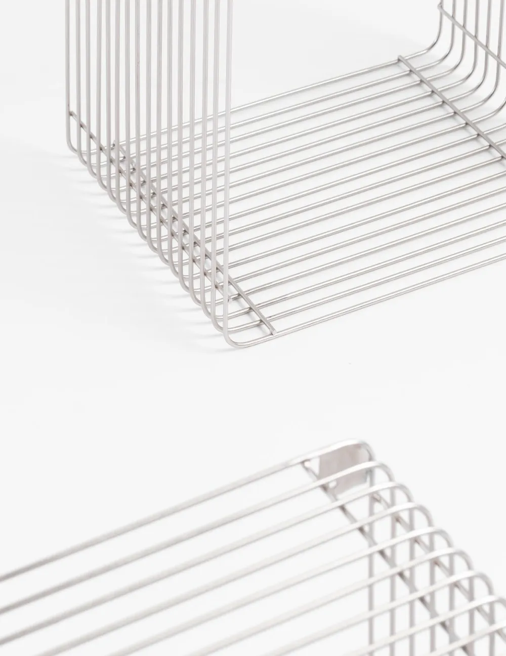 COCOmaison Wand- En Boekenrekken|Wandrekken En Wandplanken>Gus set van 2 wandrekken H35-40cm - Zilver