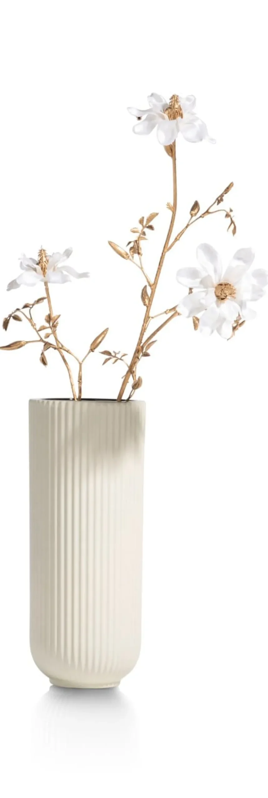 COCOmaison Vazen>Haley vaas H29cm - Wit