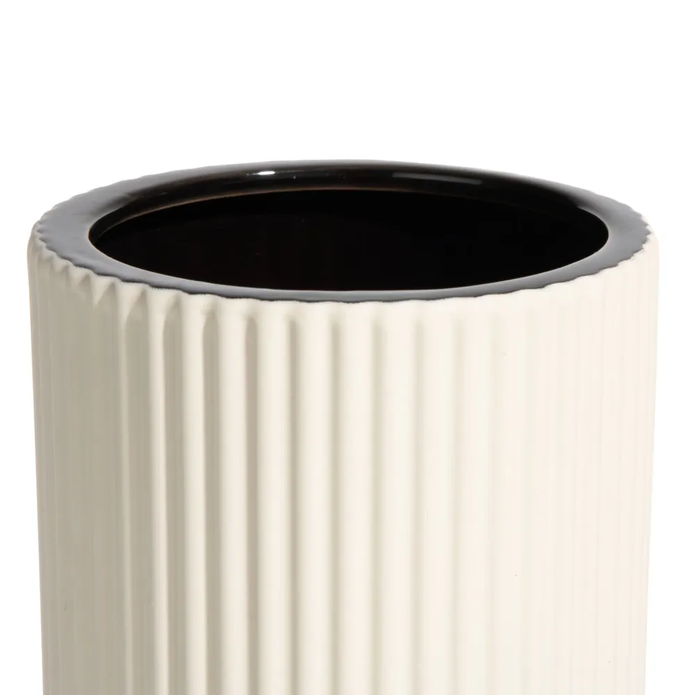 COCOmaison Vazen>Haley vaas H29cm - Wit