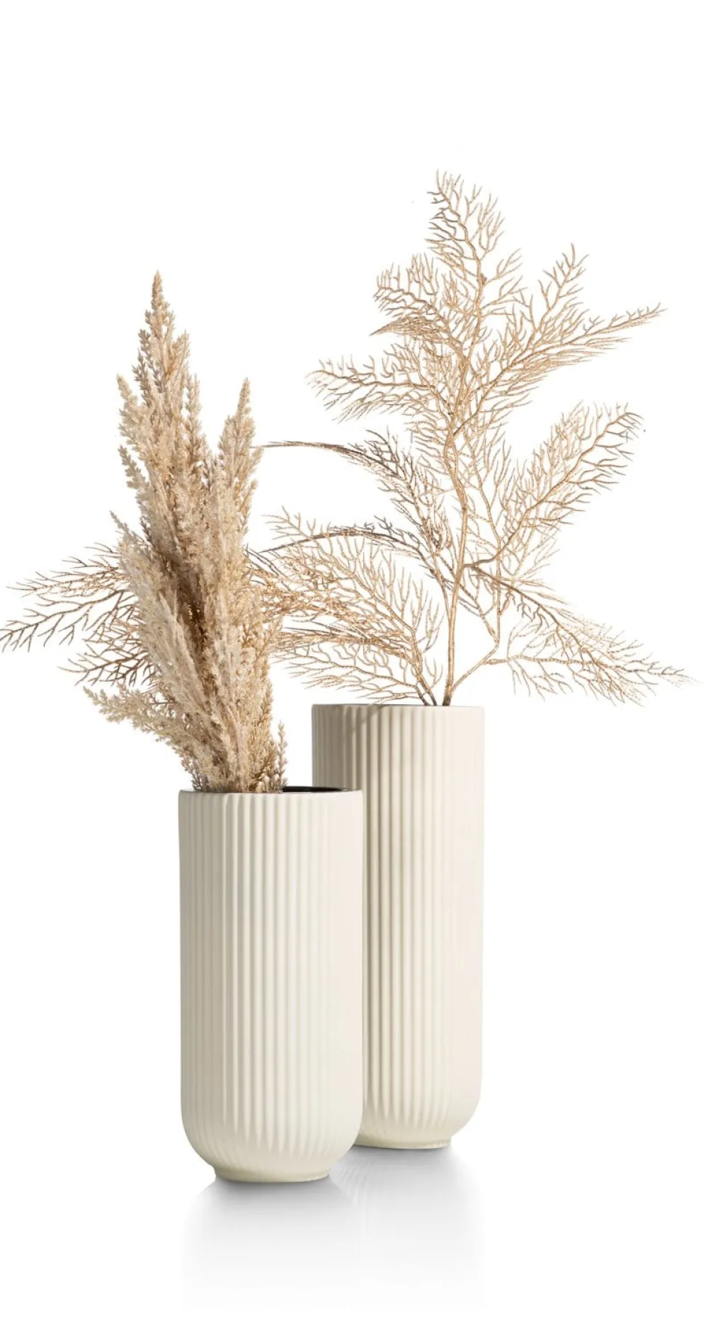 COCOmaison Vazen>Haley vaas H29cm - Wit