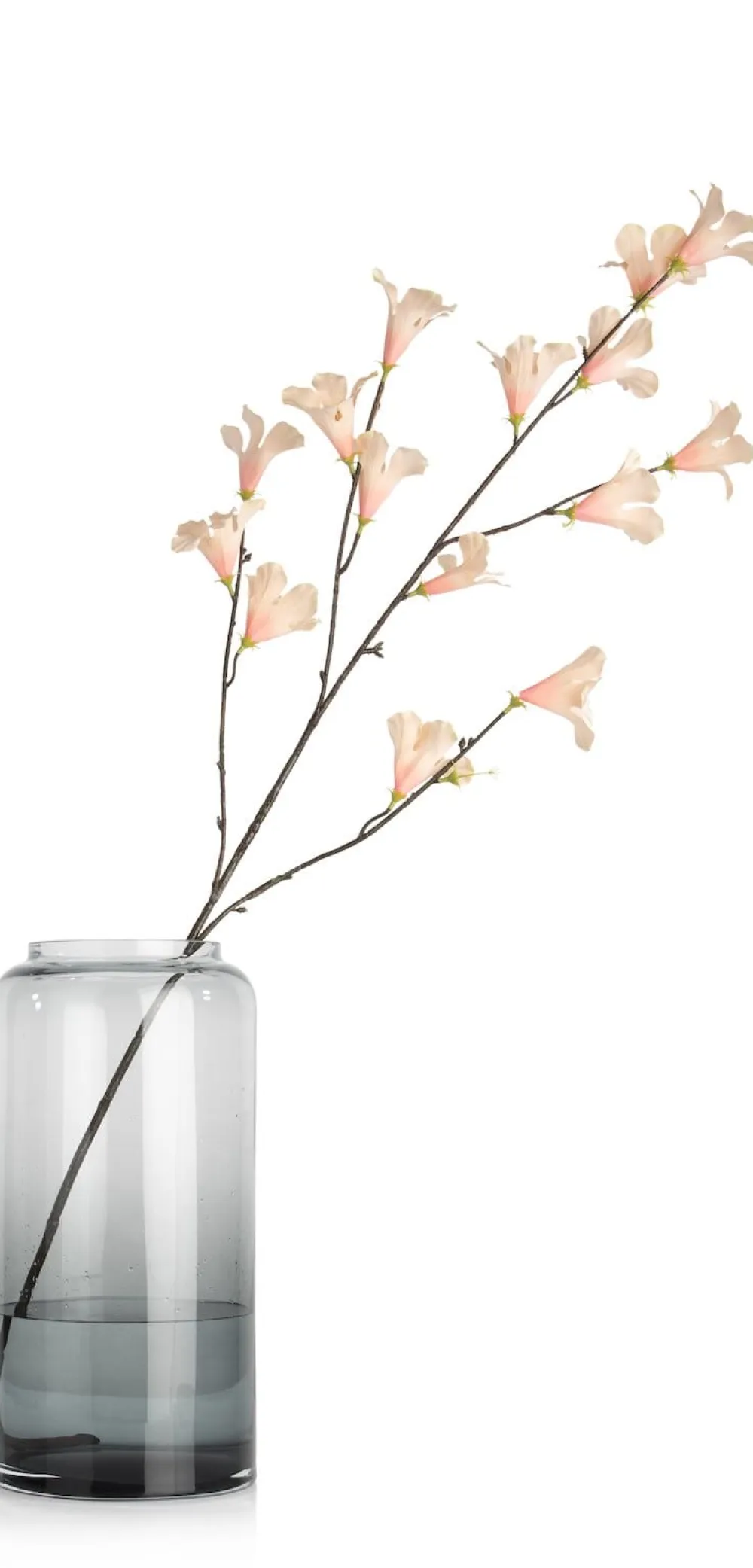 COCOmaison Kunstbloemen En -Planten>Hibiscus Branch H115cm kunstbloem - Oranje