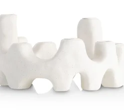 COCOmaison Kandelaars En Kaarsenhouders>Jet kandelaar H14,5cm - Wit