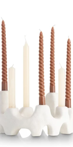 COCOmaison Kandelaars En Kaarsenhouders>Jet kandelaar H14,5cm - Wit