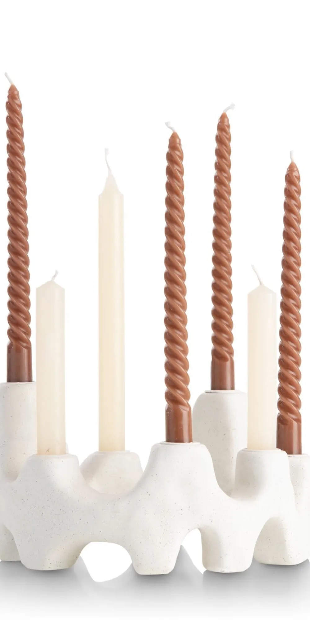 COCOmaison Kandelaars En Kaarsenhouders>Jet kandelaar H14,5cm - Wit
