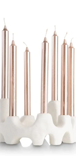 COCOmaison Kandelaars En Kaarsenhouders>Jet kandelaar H14,5cm - Wit