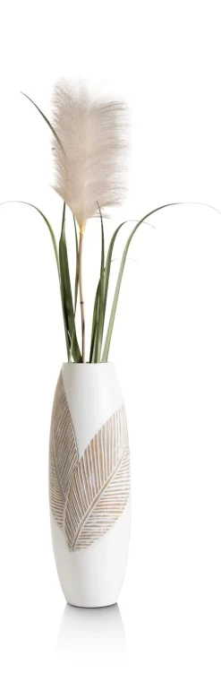 COCOmaison Vazen>Jolie vaas H45cm - Wit