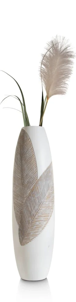 COCOmaison Vazen>Jolie vaas H78cm - Wit