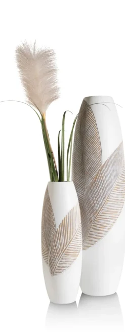 COCOmaison Vazen>Jolie vaas H78cm - Wit