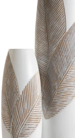 COCOmaison Vazen>Jolie vaas H78cm - Wit