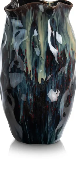 COCOmaison Vazen>Julius vaas H45cm - Blauw