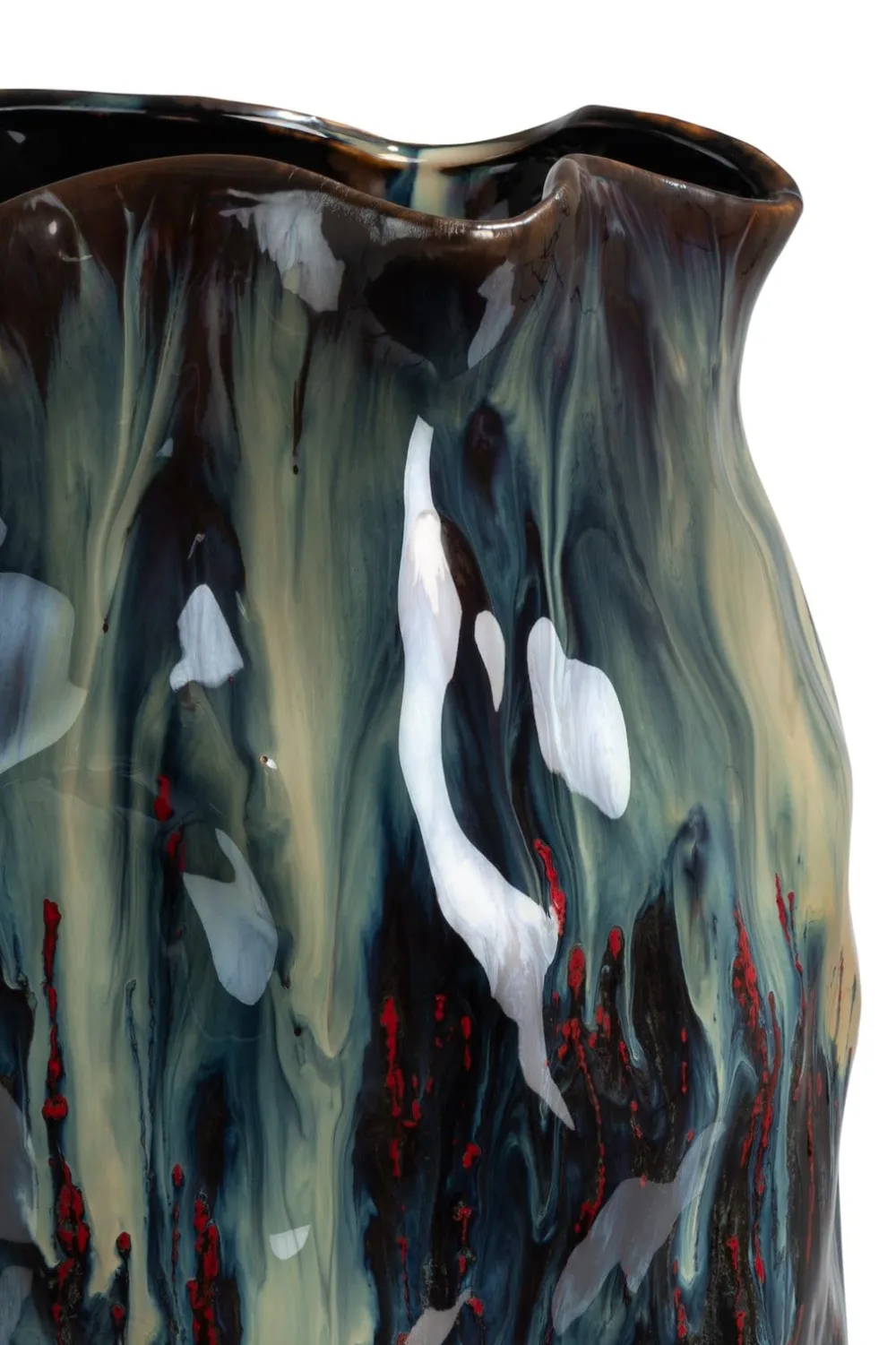 COCOmaison Vazen>Julius vaas H45cm - Blauw