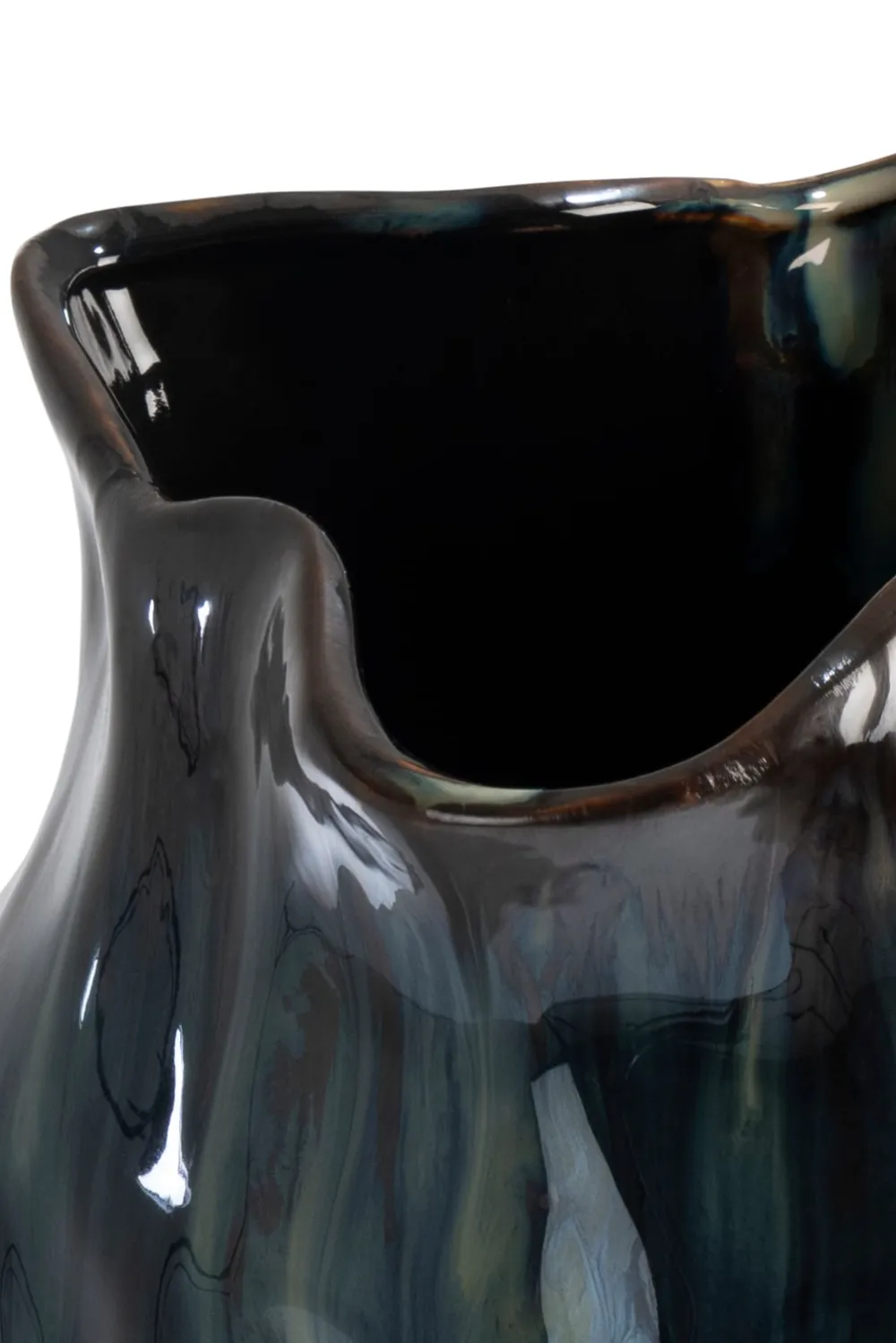 COCOmaison Vazen>Julius vaas H45cm - Blauw