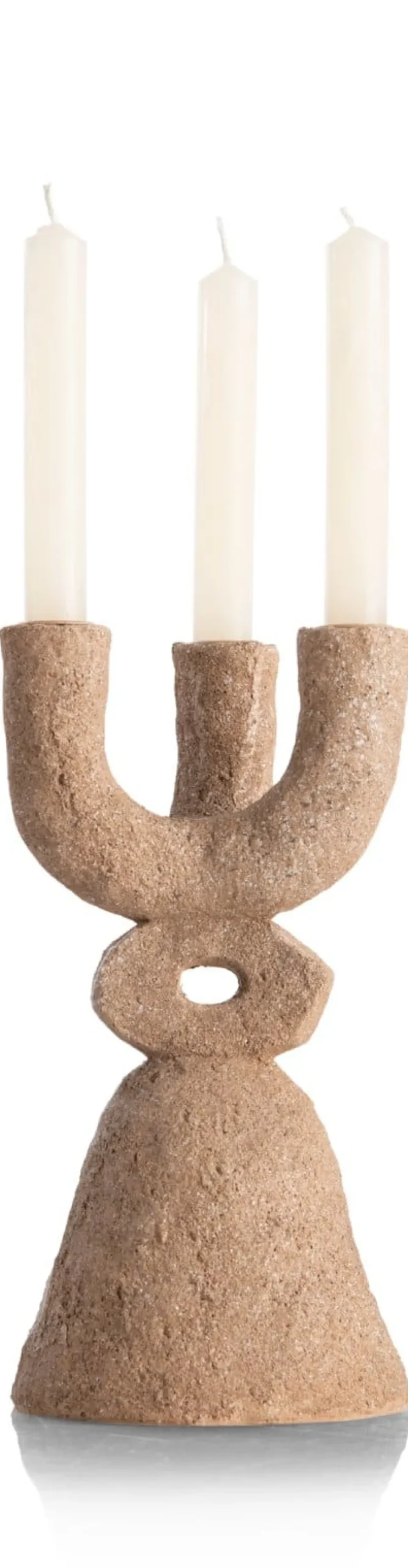 COCOmaison Kandelaars En Kaarsenhouders>June kandelaar H27cm - Bruin