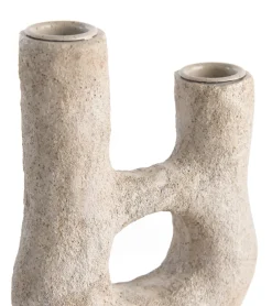 COCOmaison Kandelaars En Kaarsenhouders>June kandelaar H32cm - Cremekleurig