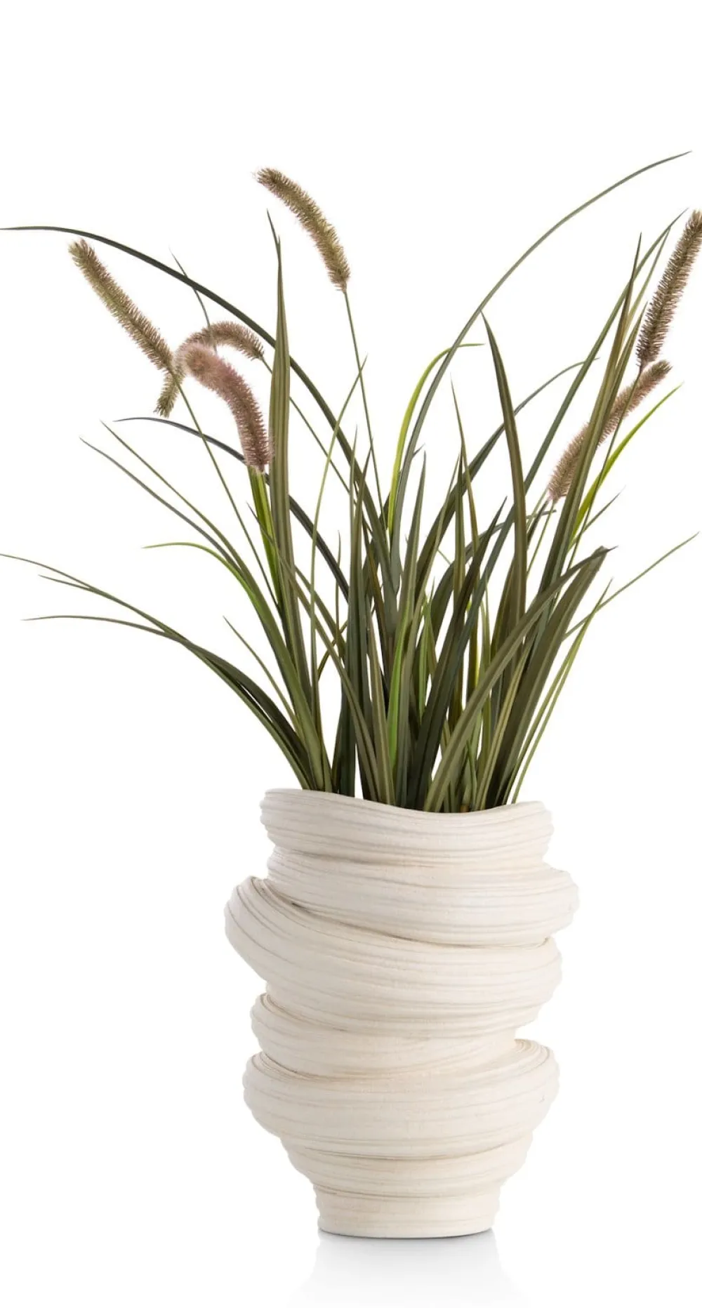 COCOmaison Vazen>Juul vaas H32,6cm - Cremekleurig