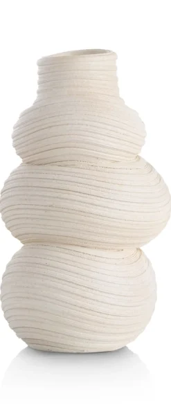 COCOmaison Vazen>Juul vaas H36,6cm - Cremekleurig