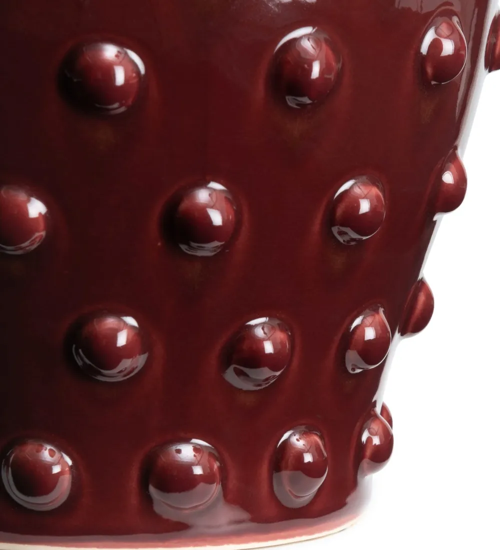 COCOmaison Vazen>Kathy vaas H44cm - Rood