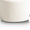 COCOmaison Poefs En Krukken>Kay poef H35cm - Cremekleurig