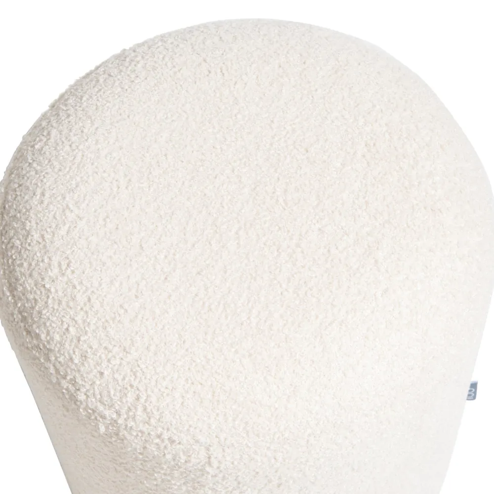 COCOmaison Poefs En Krukken>Kelly poef H45cm - Cremekleurig