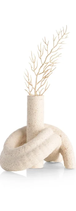 COCOmaison Vazen>Kiki vaas H13,5cm - Beige