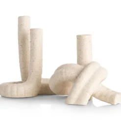 COCOmaison Vazen>Kiki vaas H17cm - Beige
