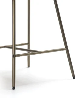 COCOmaison Eetkamer- En Barstoelen>Kjel barstoel - champagne frame - Antraciet