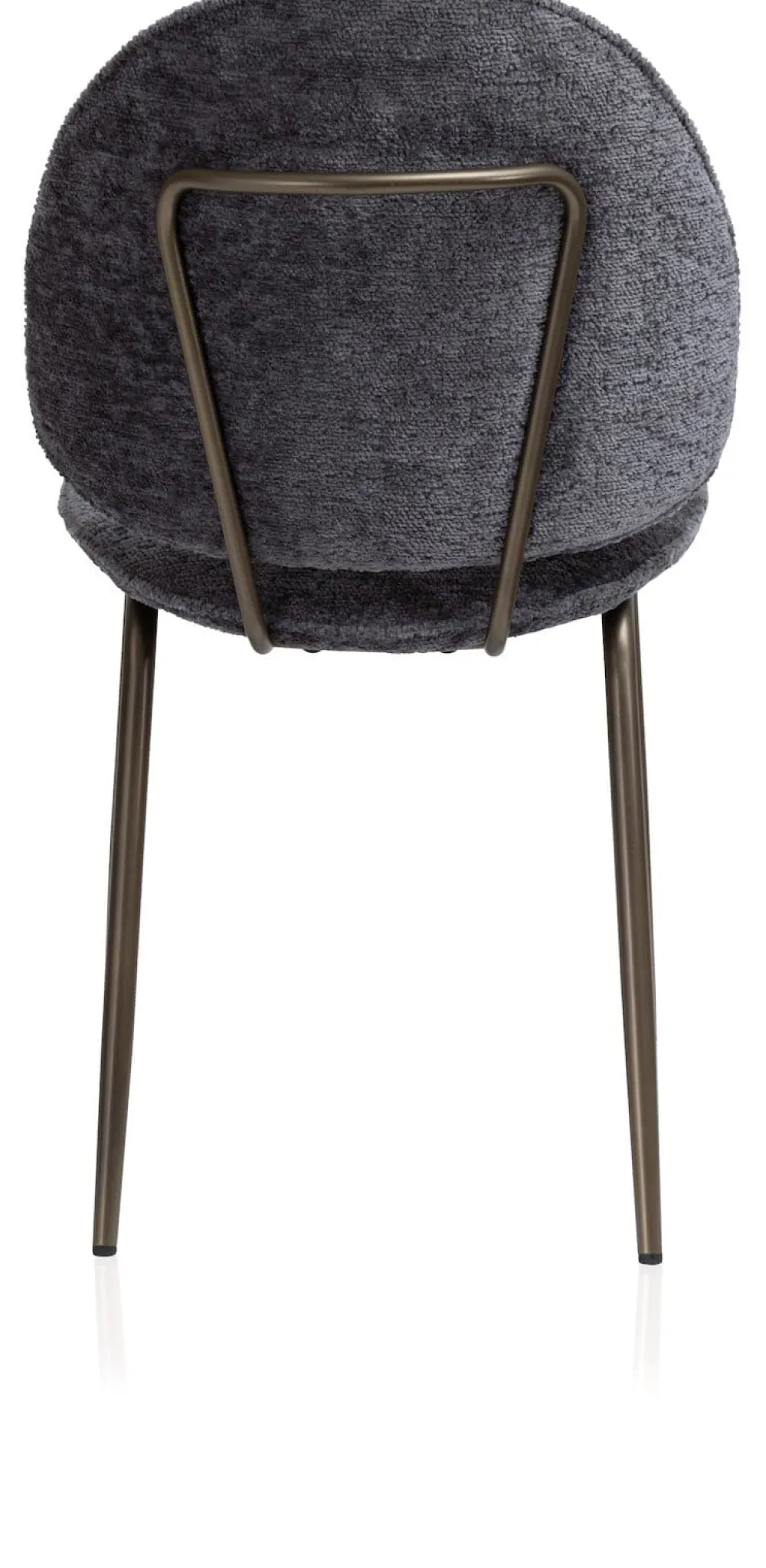 COCOmaison Eetkamer- En Barstoelen>Kjel eetkamerstoel - champagne frame - Antraciet
