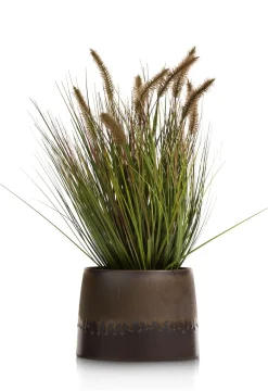 COCOmaison Potten En Bloempotten>Lara bloempot H17cm - Grijs
